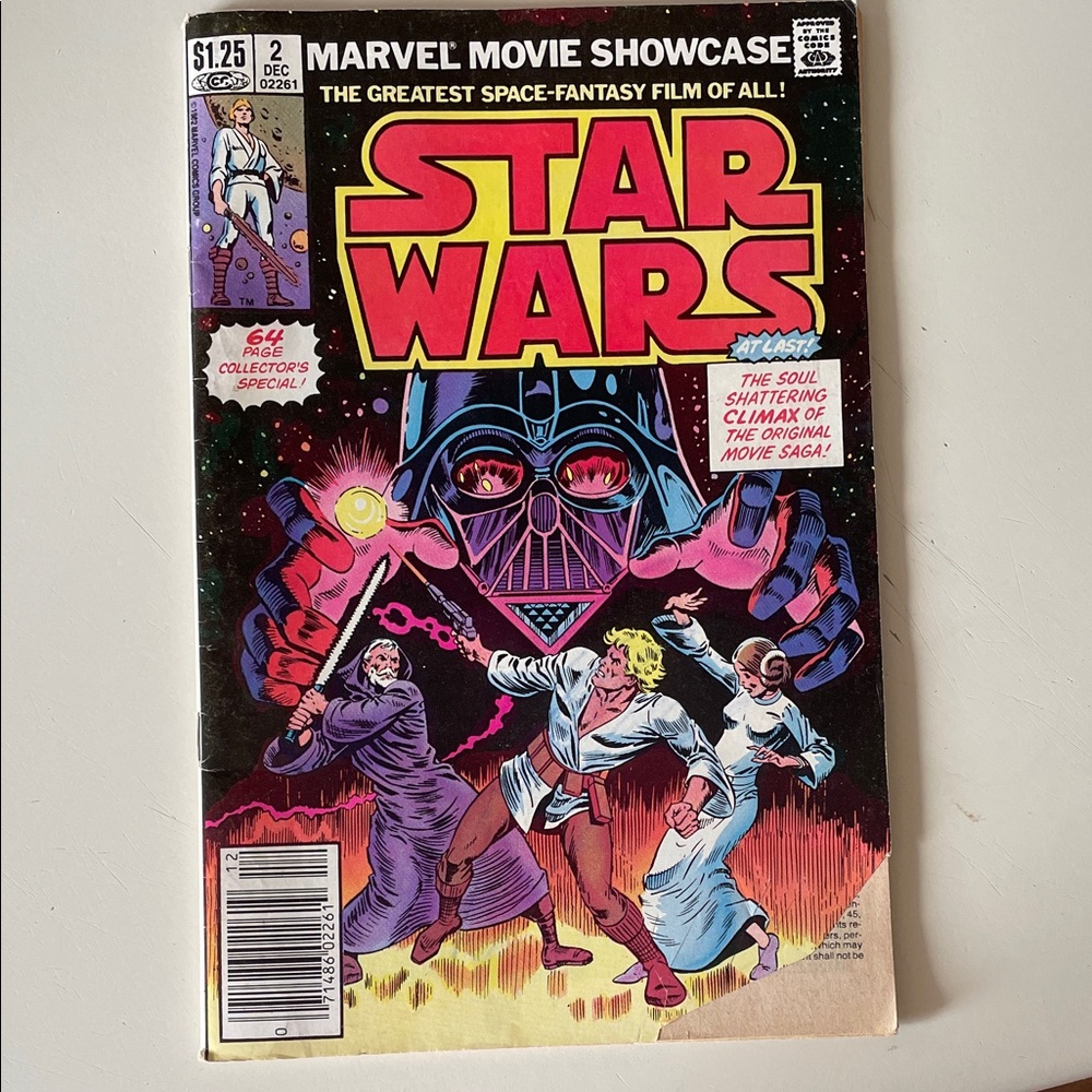 Marvel Star Wars Comic with Red and Yellow Title